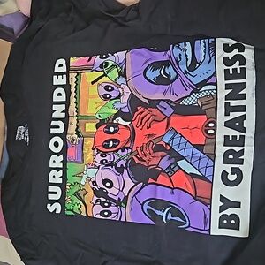 Deadpool themed tshirt